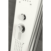 Merin || White zuhanypanel, rozsdamentes acél